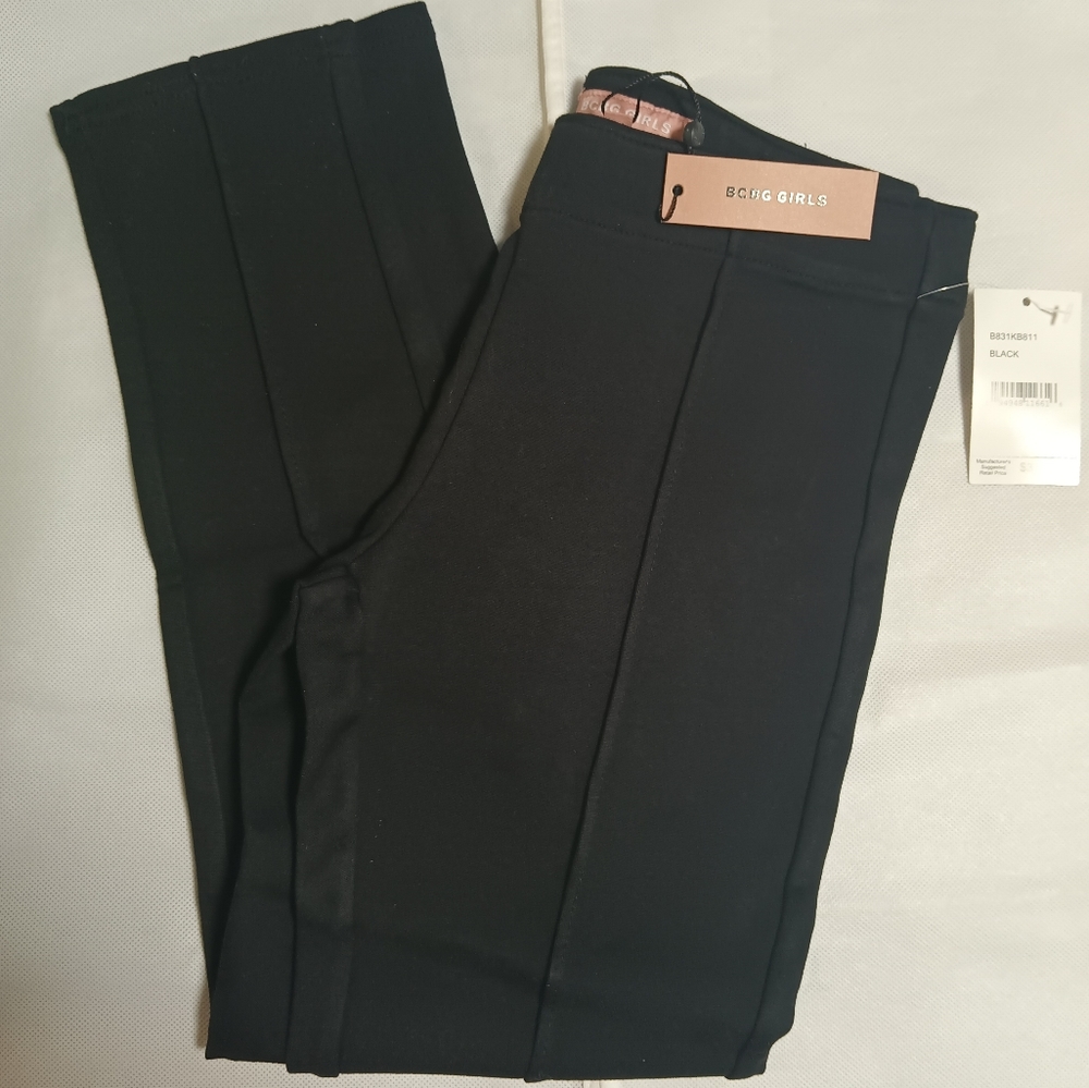 BCBGirls Black Seamed Pull-on Ponte Pants